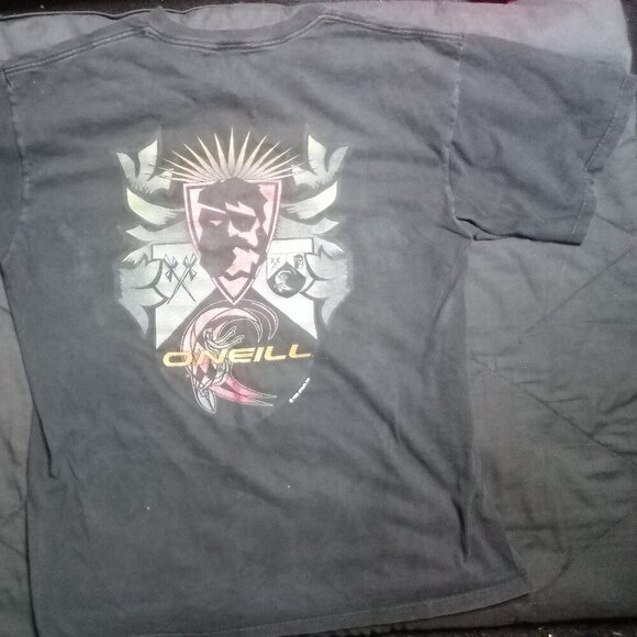 Vintage 90s O'Neill Surfing Double Sided T-Shirt - Picture 8 of 8